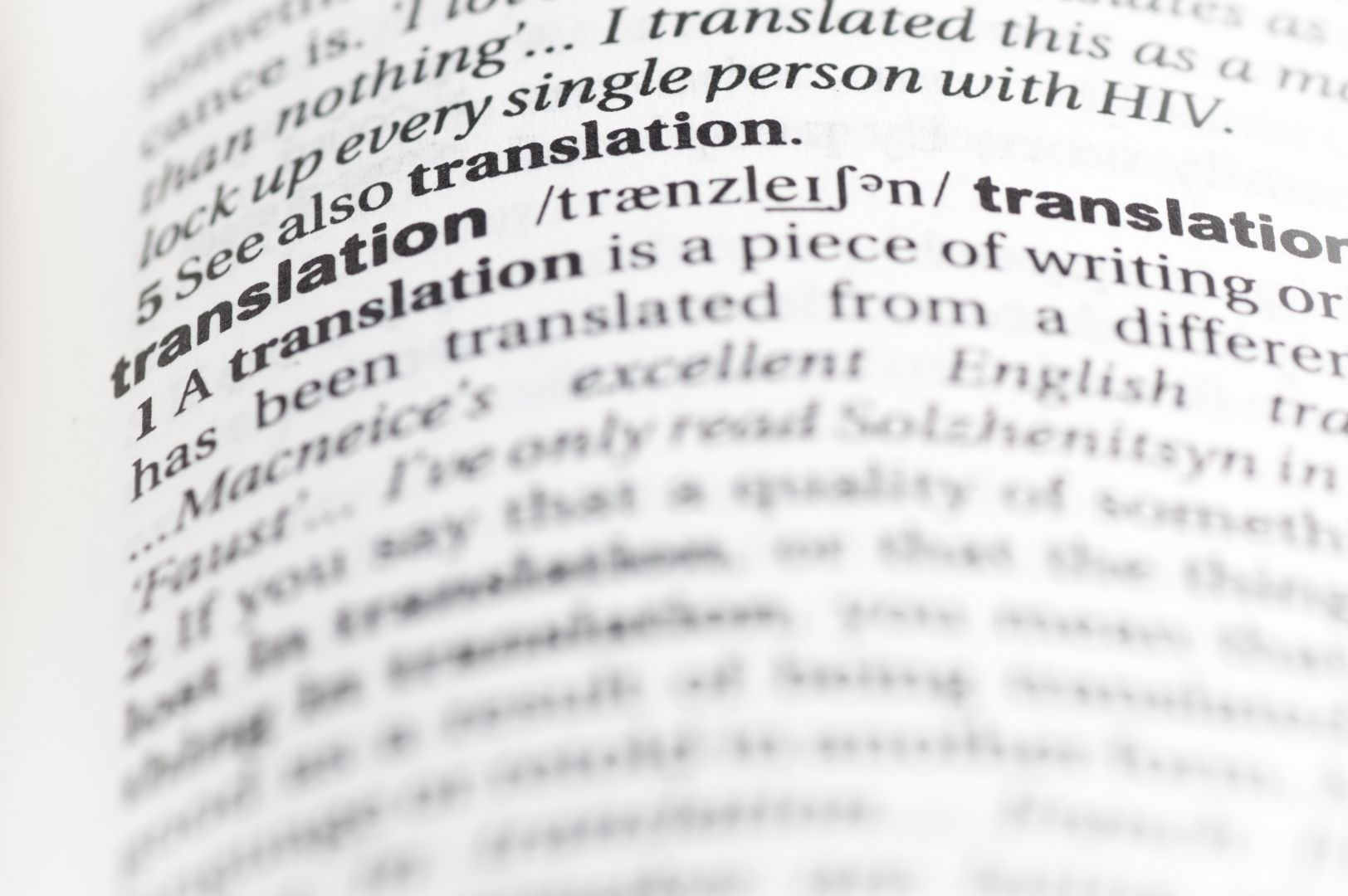 Zakázka na překlady do anglického jazyka (Překladatelské služby) - Trutnov