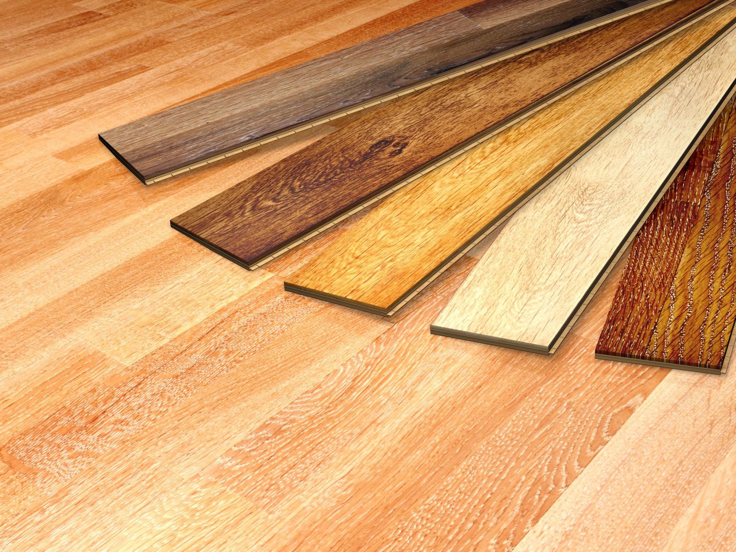 Pokládku dřevěné plovoucí podlahy bez lepení, 81 m2